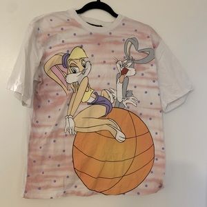 Vintage space jam T - youth XL, womens m, mens small. 1996 Lola bunny